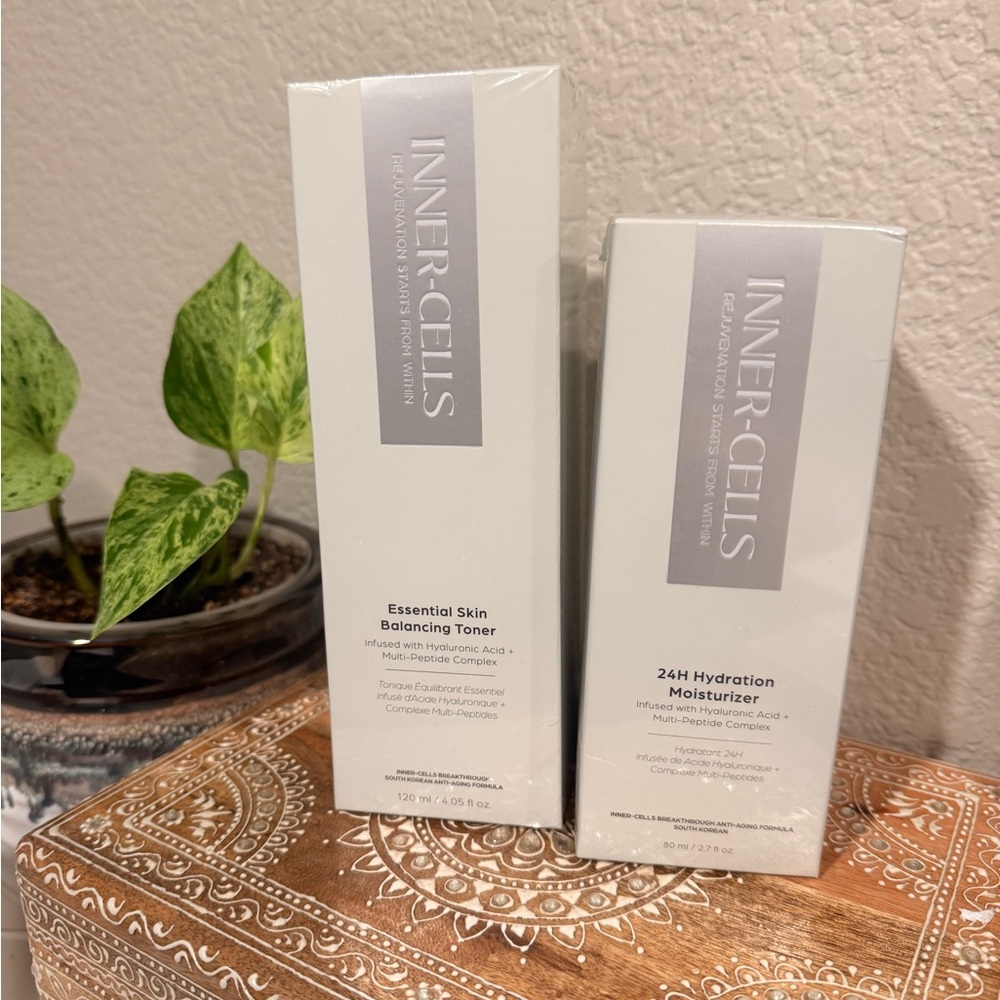 Inner cells Skincare Set - skin, balancing toner, and hydrating moisturizer